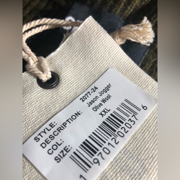 NWT Ser.o.ya Jason Joggers in Olive Wool - Size XXL - Picture 4 of 4